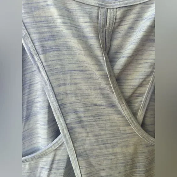 Athleta Lavender Heather Essence Tie Back Tank - Picture 5 of 5